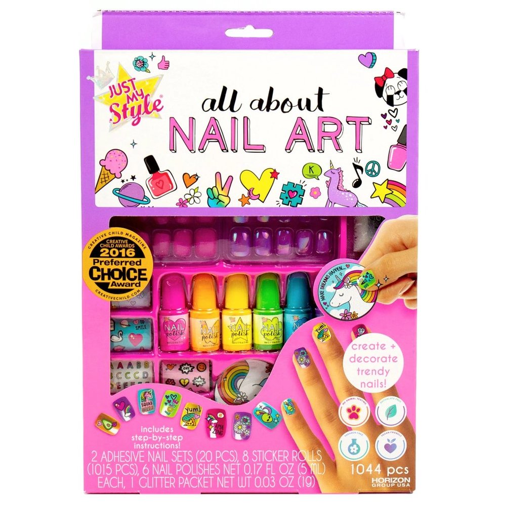 SOLD - NEW In Box Just My Style All About Nail Art D.I.Y. Custom Nail Art